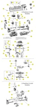 Lionel 600 601 602 610 611 613 614 616 617 621 NW-2 Diesel Switcher - Exploded View Parts Diagram
