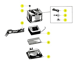 Lionel 1011 1012 1014 Parts List and Exploded Parts Diagram