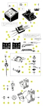 Lionel RW RWM RW250 Parts List and Exploded Parts Diagram