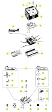 Lionel 1044 Parts List and Exploded Parts Diagram