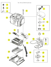 Lionel 1053 1063 Parts List and Exploded Parts Diagram