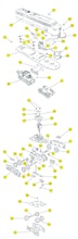 Lionel 8020 8022 8025 8252 8452 8351 8361 8563 8570 8664 8570 Parts List and Exploded Parts Diagram