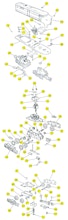 Lionel 8552 8656 Parts List and Exploded Parts Diagram