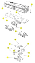 Lionel MPC 8021 8253 8362 8453 8667 8862 Parts List and Exploded Parts Diagram
