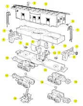 Lionel MPC 9316 9317 9231 9323 9326 Parts List and Exploded Parts Diagram