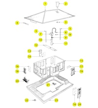 Lionel MPC 6-2133 Parts List and Exploded Parts Diagram