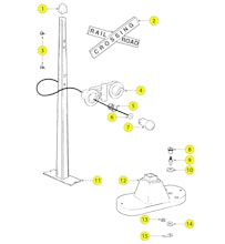 Lionel MPC 6-2154 Parts List and Exploded Parts Diagram