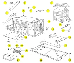 Lionel MPC 6-2306 Parts List and Exploded Parts Diagram