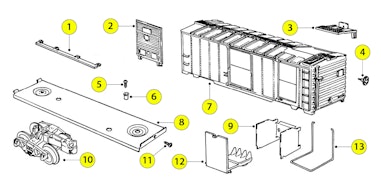 Lionel 6700-Parts List and Exploded Parts Diagram