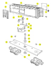 Lionel MPC 6-9301 Parts List and Exploded Parts Diagram