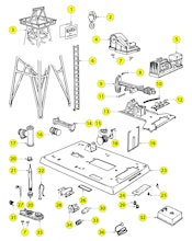 Lionel MPC 6-2305 Parts List and Exploded Parts Diagram