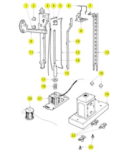 Lionel MPC 6-2151 Parts List and Exploded Parts Diagram