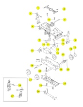 Lionel LTI 6-18401 6-18403 6-18408 Parts List and Exploded Parts Diagram
