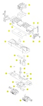 Lionel LTI 6-19704 6-19705 6-19706 6-19707 Parts List and Exploded Parts Diagram