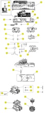 Lionel 233W 234W 243W Parts List and Exploded Parts Diagram