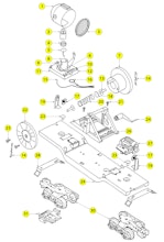 Lionel LTI 6-16615 6-16625 Parts List and Exploded Parts Diagram