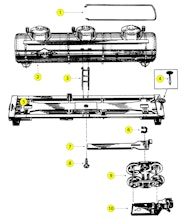 Lionel 6415 Parts List and - Exploded View Parts Diagram