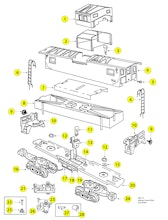 Lionel MPC 6-6900 6-6901 6-6903 6-6904 6-6905 Parts List and Exploded Parts Diagram