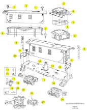 Lionel MPC 6-6907 6-6920 6-17600 6-17604 6-17601 Parts List and Exploded Parts Diagram