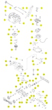 Lionel LTI 6-18402 6-18405 6-18410 Parts List and Exploded Parts Diagram