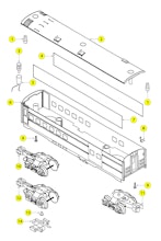 Lionel LTI 6-16009 6-16013 6-16017 6-16027 6-16035 Parts List and Exploded Parts Diagram