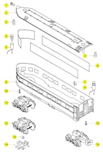 Lionel LTI 6-16003 6-16015 6-16021 6-16030 6-16039 Parts List and Exploded Parts Diagram