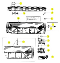 Lionel 6446 & 6436 Parts List and Exploded Parts Diagram