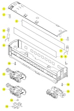 Lionel LTI 6-16001 6-16002 Parts List and Exploded Parts Diagram