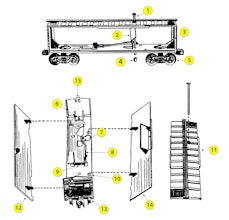 Lionel 6448, 6470 & 6480 Parts List and - Exploded View Parts Diagram
