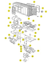 Lionel LTI 6-16631 6-16632 Parts List and Exploded Parts Diagram