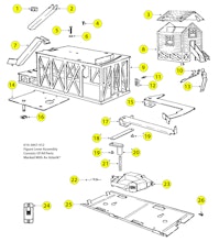 Lionel LTI 6-12703 6-12847 Parts List and Exploded Parts Diagram