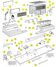 Lionel LTI 6-12873 Parts List and Exploded Parts Diagram