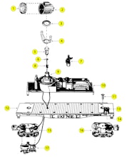 Lionel 6-6822 Parts List and Exploded Parts Diagram