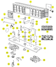 Lionel LTI 6-19819 6-19822 Parts List and Exploded Parts Diagram