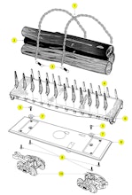 Lionel LTI 6-17500 6-17510 6-17512 6-17513 6-7514 Parts List and Exploded Parts Diagram