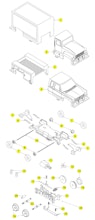 Lionel LTI 6-18423 6-18424 Parts List and Exploded Parts Diagram