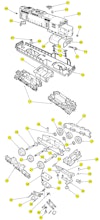Lionel MPC 8072 8163 8873 Parts List and Exploded Parts Diagram