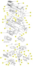 Lionel MPC 8156 8560 8572 Parts List and Exploded Parts Diagram