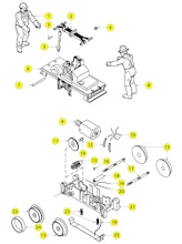 Lionel LTI 6-18429 Parts List and Exploded Parts Diagram