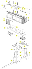 Lionel LTI 6-16705 Parts List and Exploded Parts Diagram