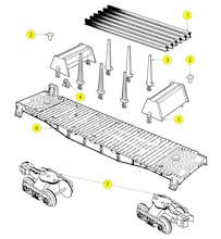 Lionel LTI 6-16395 6-16932 Parts List and Exploded Parts Diagram