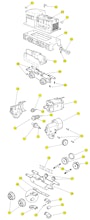 Lionel MPC 8350 8670 8769 8161 8377 Parts List and Exploded Parts Diagram