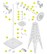 Lionel LTI 6-12889 Parts List and Exploded Parts Diagram