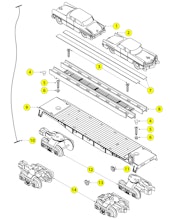 Lionel LTI 6-16933 6-16941 6-19423 Parts List and Exploded Parts Diagram