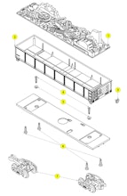 Lionel LTI 6-17407 Parts List and Exploded Parts Diagram