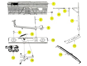 Lionel 3376, 3386 Parts List and Exploded Parts Diagram