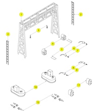 Lionel LTI 6-12895 Parts List and Exploded Parts Diagram