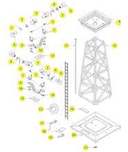 Lionel LTI 6-12886 Parts List and Exploded Parts Diagram
