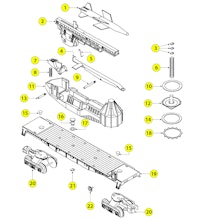 Lionel LTI 6-16718 Parts List and Exploded Parts Diagram