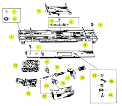 Lionel 3361 Parts List and Exploded Parts Diagram